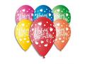 Set 15 baloane asortate Happy Birthday