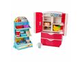 Frigider cu 2 usi si accesorii, Little Chef, Roz