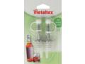 Set 2 picuratoare cromate Metaltex