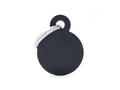 Medalion tag MyFamily Rotund S Aluminiu Black 5425