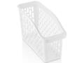 Organizator frigider/dulap, PP, 29x11.3x17 cm, Alb