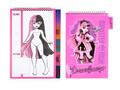 Carte de activitati cu sabloane, Monster High, Fashion Designer Art Pad