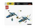 LEGO Ninjago Avionul cu reactie Fulger EVO al lui Jay 71784