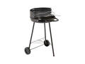 Gratar rotund pe carbuni Garden Star, cu roti, diametru 40 cm x H 70 cm