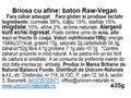 Baton raw vegan briosa cu afine 35G Nakd