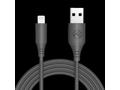 Cablu silicon Tellur USB to Lightning 3A 1m negru