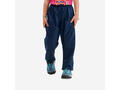 Suprapantalon Impermabil Drumeție la munte MH100 Albastru-Negru Copii 2-6 ani - 96-102cm 3-4A