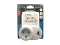 Adaptor priza Auchan 16A cu port USB 1A