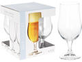 Set 4 pahare de bere, sticla, 370 ml, Transparent