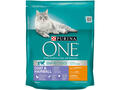 Purina One Adult Coat&Hairball cu pui, hrana uscata pentru pisici, 800 g