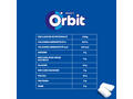 Orbit Winterfrost guma de mestecat cu arome de menta si mentol 10 buc 14 g