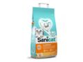 Nisip pentru litiera Sanicat Clumping Vanilie&Mandarina 8L