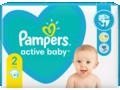 Scutece Pampers Active Baby Nou Nascut, Marimea 2, 4-8 Kg, 43 Buc