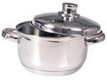 Oala de inox + capac 22 x 12 cm / 4 l Gardenia