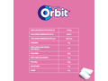 Orbit Bubblemint guma de mestecat cu arome de fructe si menta 10 buc 14 g
