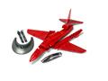 Set de constructie, Airfix Quickbuild, Red Arrows Hawk, 31 piese