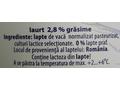 Iaurt clasic 2.8% grasime 900 g Baciul
