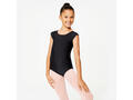 Body mâneci scurte Balet Negru Fete - 123-130cm 7-8A