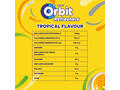 Orbit Refreshers Tropical guma de mestecat fara zahar cu indulcitori si arome de fructe 30 buc 67g