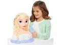 Manechin de coafat cu accesorii, Styling Head, Papusa Elsa Frozen, 18 piese