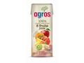 Agros suc natural 8 fructe 100% 0.25L