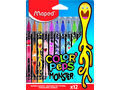 Set 12 carioci Maped Color'Peps Monster, Multicolor