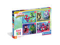 Puzzle 4 in 1, Clementoni, Spidey si Prietenii sai Fantastici, 12, 16, 20, 24 piese
