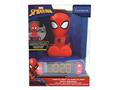 Ceas desteptator digital cu lumina de noapte, Lexibook, Spiderman