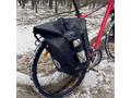 geanta de bicicleta, Wozinsky, rezistenta la apa portbagaj pannier 25l negru, HRT-81688