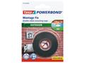 Banda dublu adeziva montaj Tesa Powerbond 55750, translucida, exterior, 19 mm, 1.5m