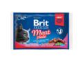 Hrana umeda pentru pisici Brit Premium Meat Plate Set 4 plicuri X100g