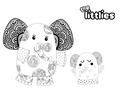Bloc de desen cu sabloane, The Littlies