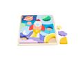 Puzzle din lemn, Fisher Price, Spatiu, 42 piese, HXY42