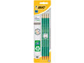 Creion grafit cu radiera BIC Eco Evolution,  4 bucati