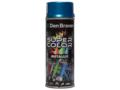 Vopsea spray universala efect metalic Bostik Super Color, albastru, lucios, interior/exterior, 400 ml