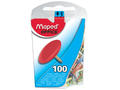 Pioneze color Maped 100 buc blister