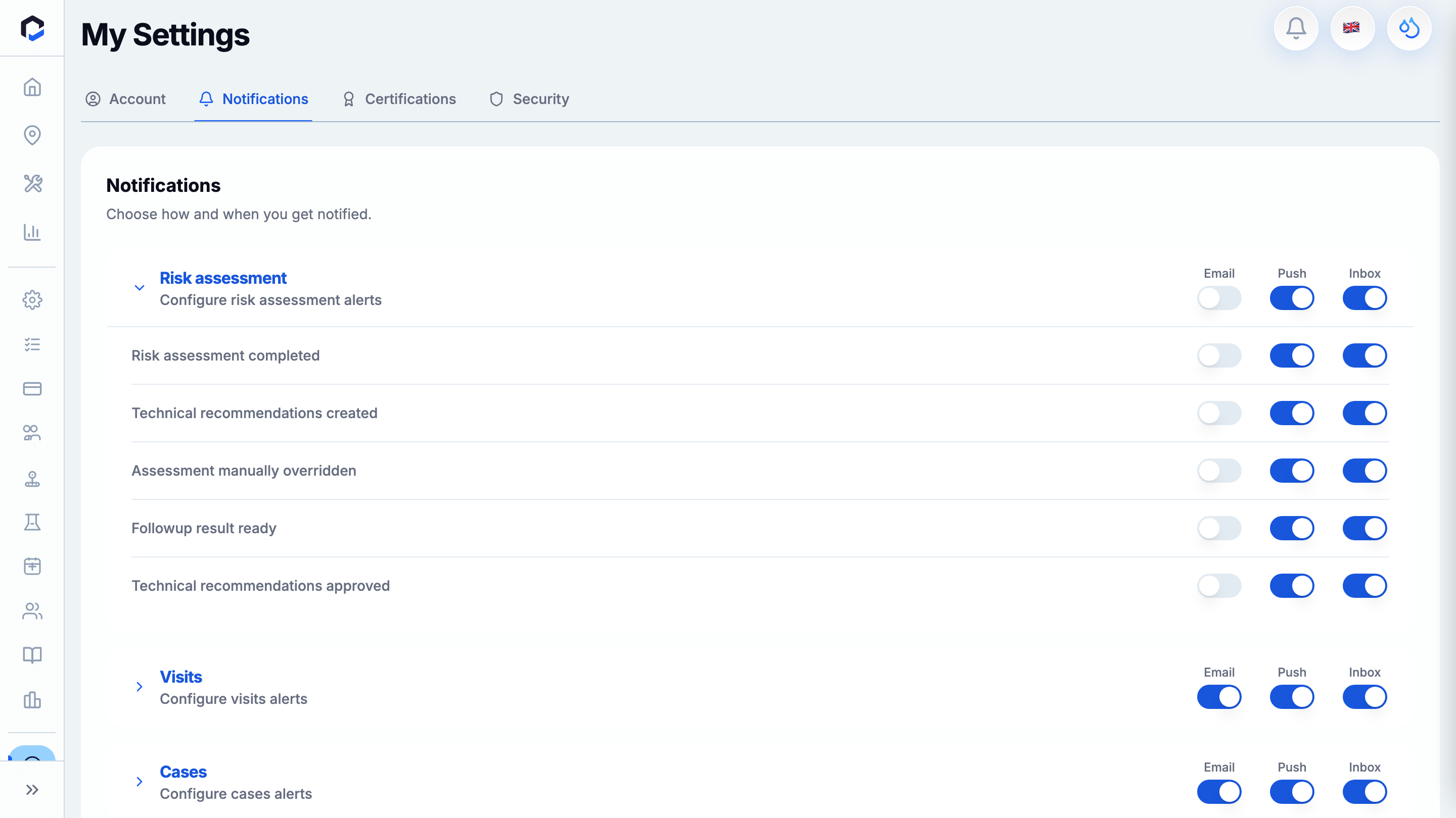 Confirmation 'Your notification preferences have been updated.' after saving (after).