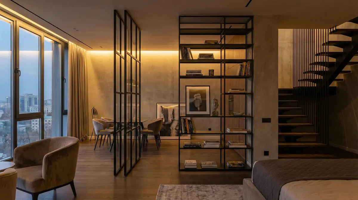 Toshkentning premium‑kvartiralari uchun metall mebel va interyer konstruksiyalari