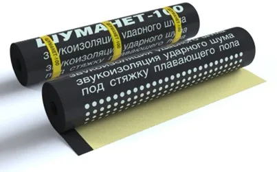 ШУМАНЕТ-100 КОМБИ звуко-гидроизолирующий материал рулонный