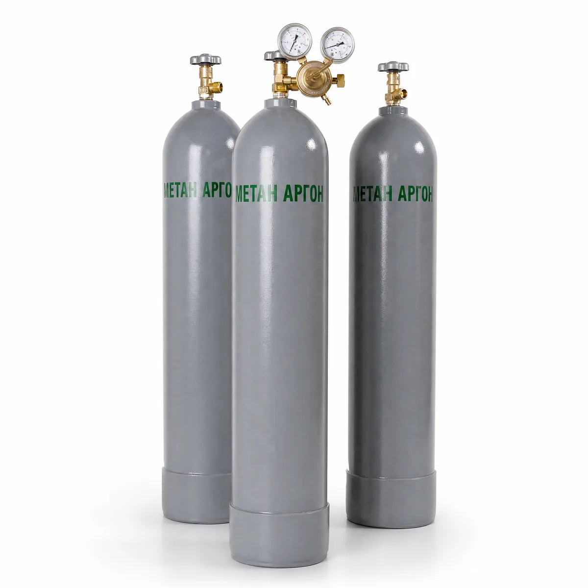 Metan-argon aralashmasi P-10 (Ar 90 % / CH₄ 10 %), B markasi, 40 l ballon