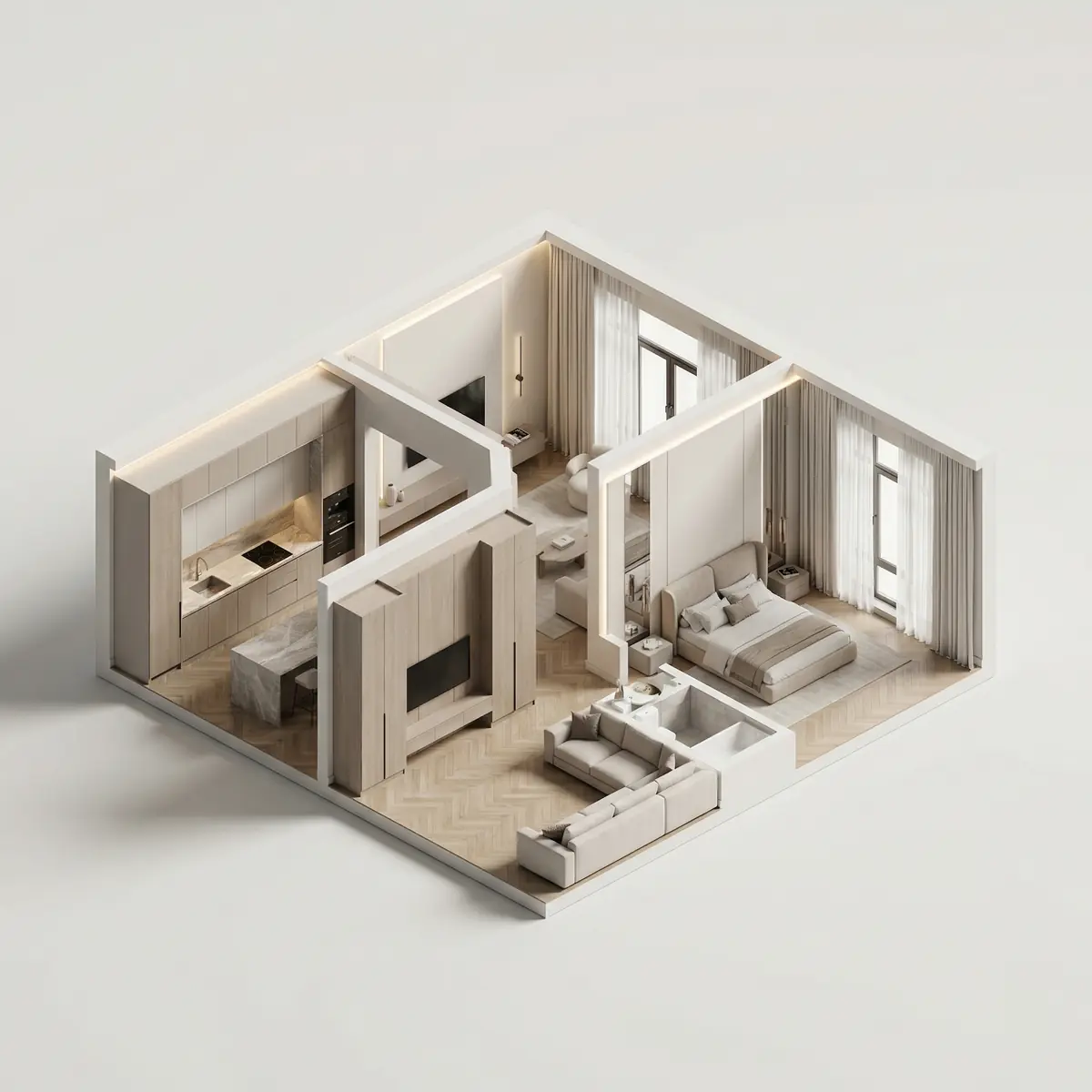 Uy uchun yangi binodagi taʼmir Toshkentda