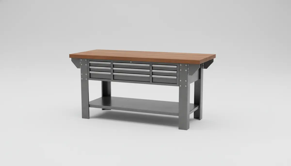 Ishlab chiqarish mebellari (verstaklar, stollar) buyurtma asosida