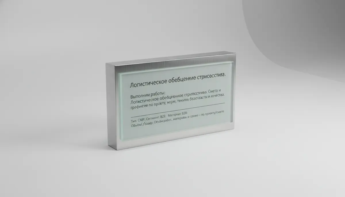 Qurilishning logistika ta’minoti