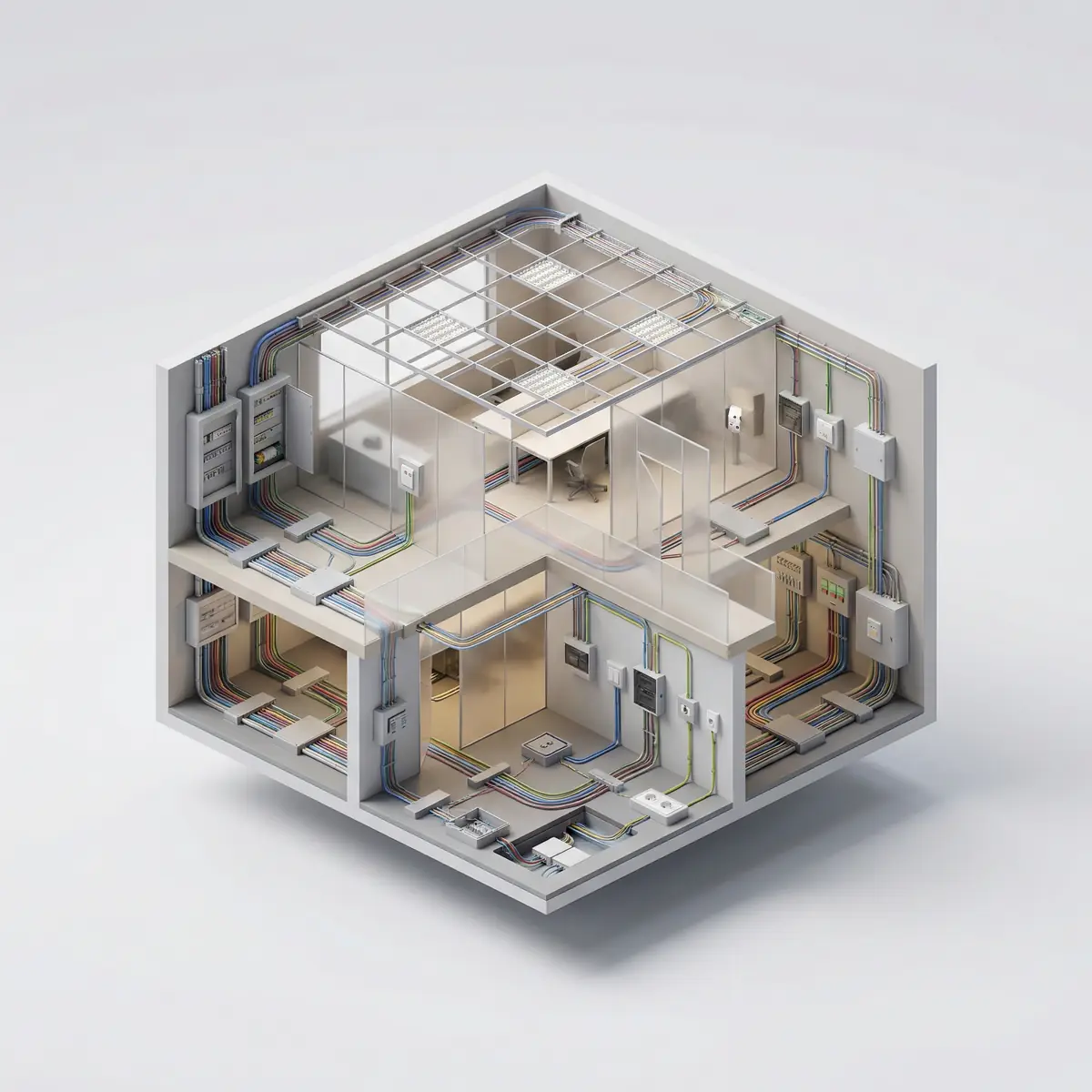 Разводка электрики для офиса в Ташкенте