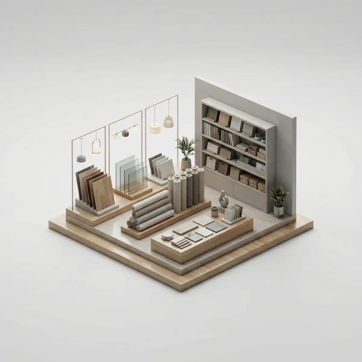 Tijorat xonasi uchun material tanlash Toshkentda