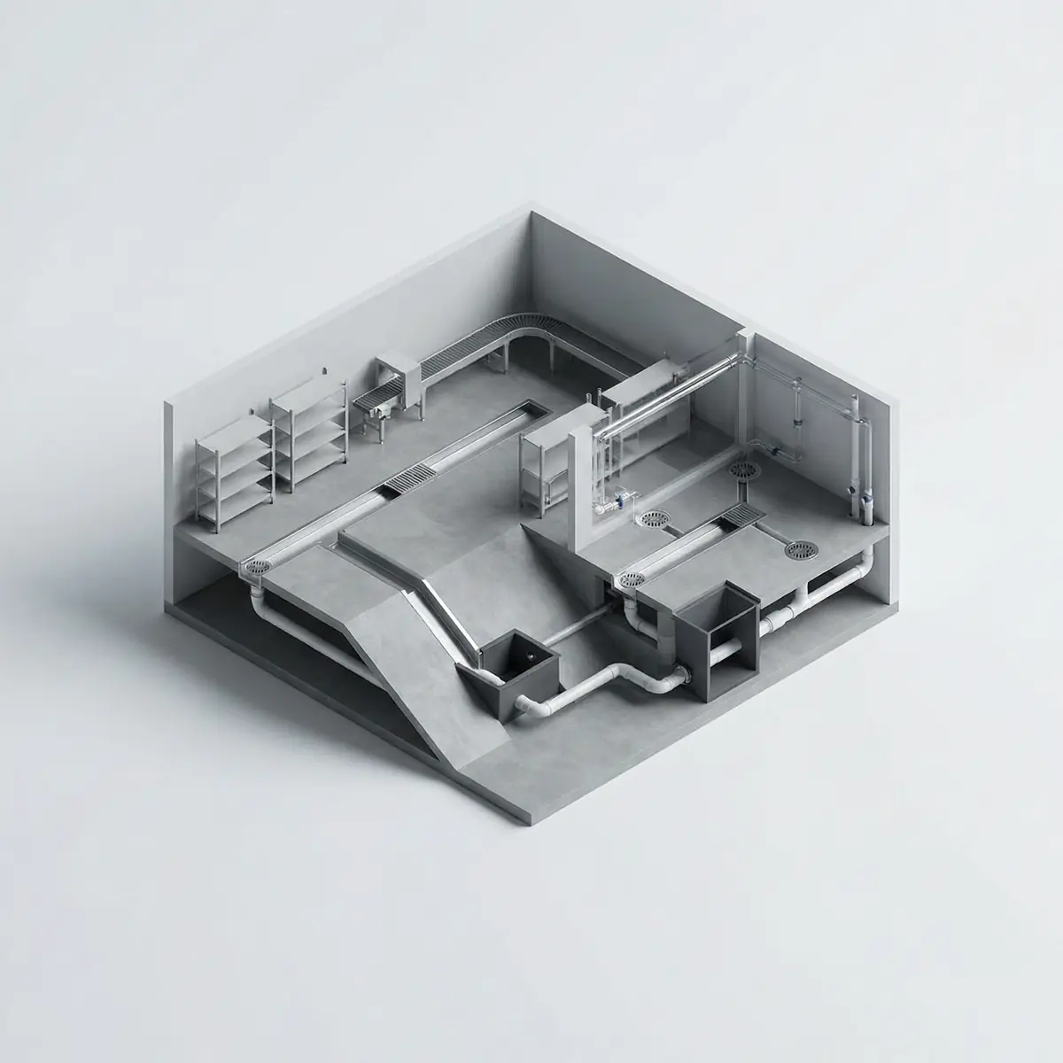 Монтаж канализации для производственного помещения в Ташкенте