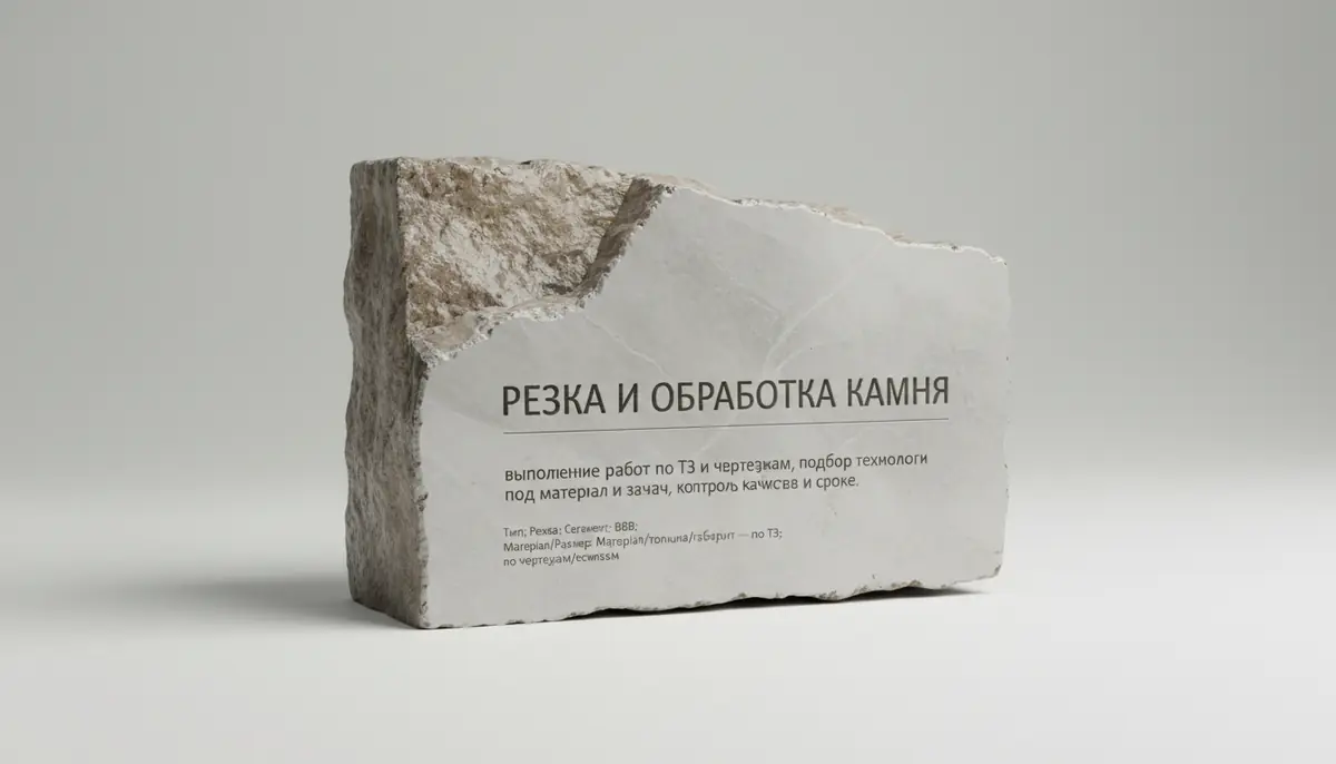 Toshni kesish va ishlov berish