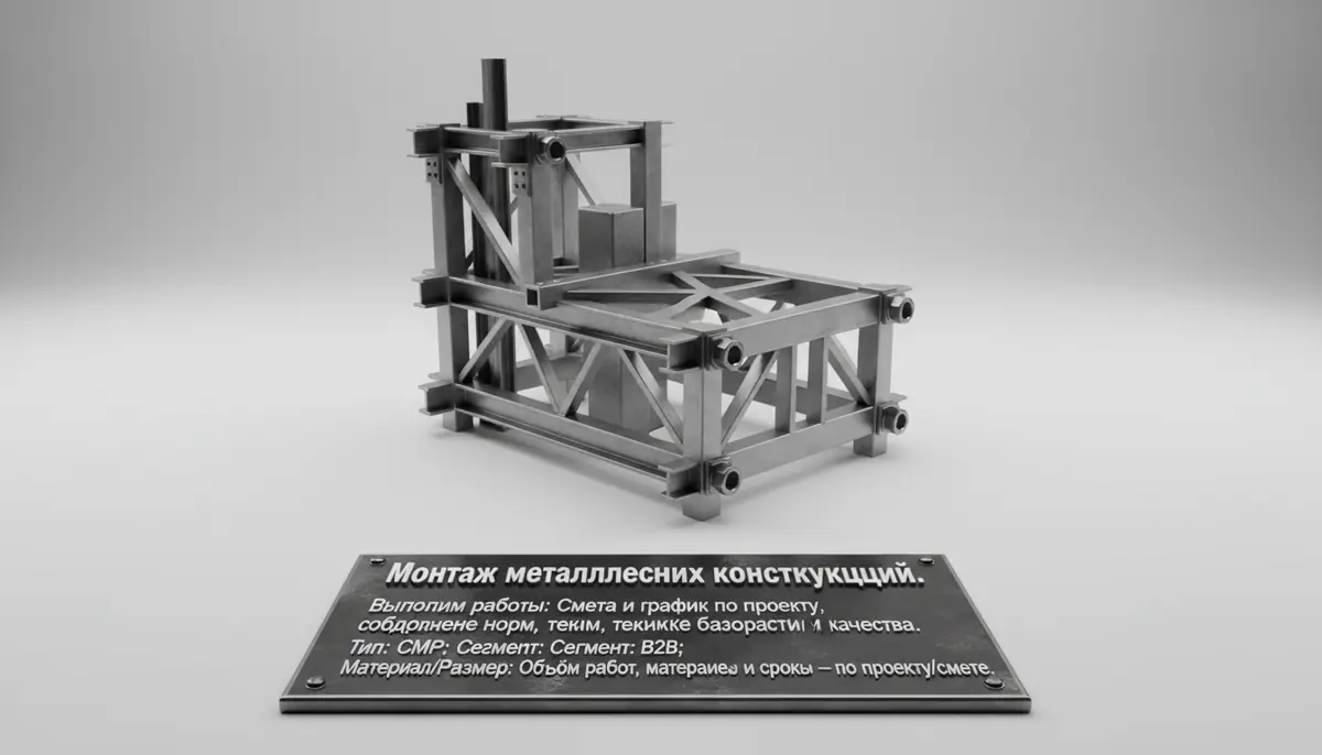 Metall konstruksiyalarni montaj qilish