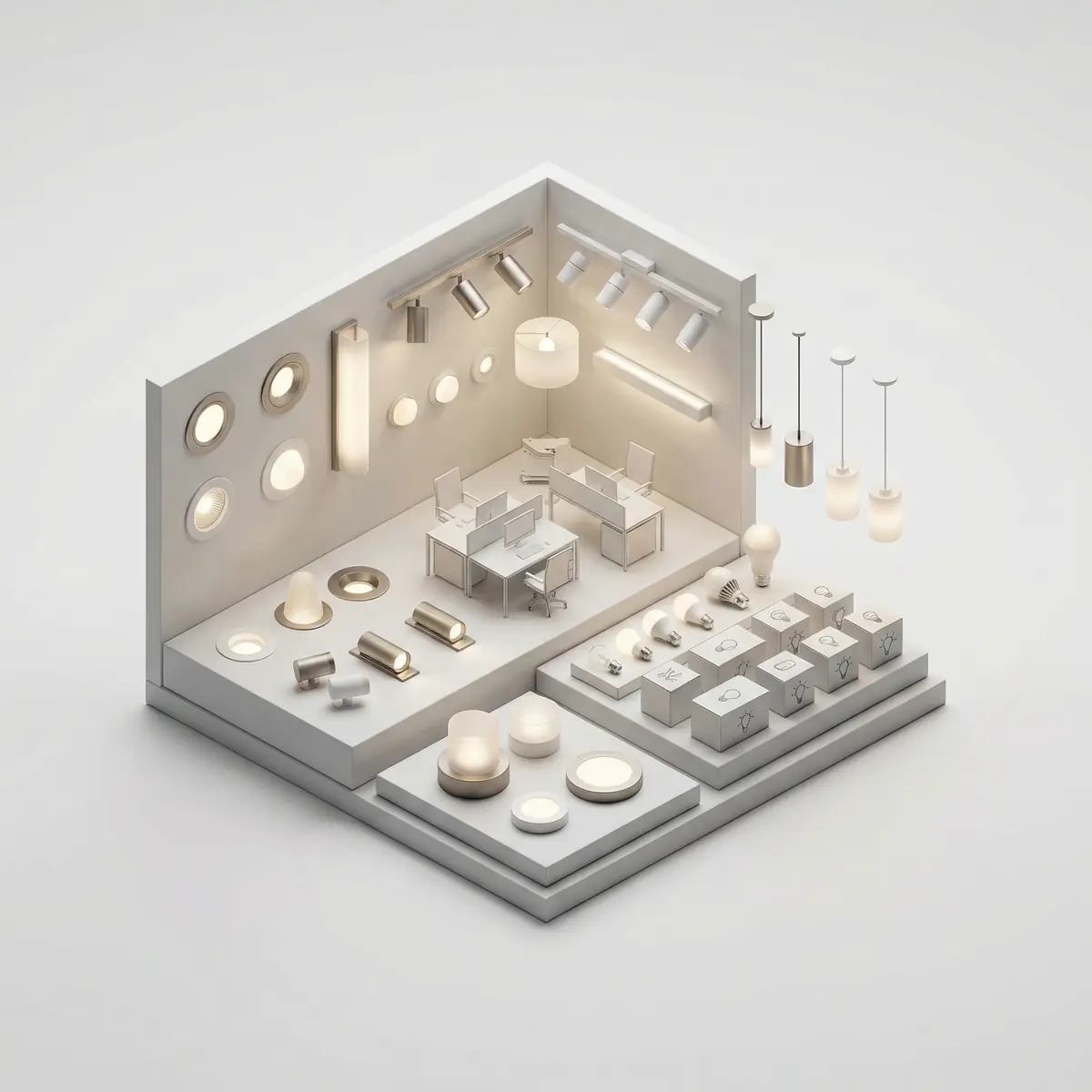 Ofis uchun yoritish uskunalarini tanlash Toshkentda