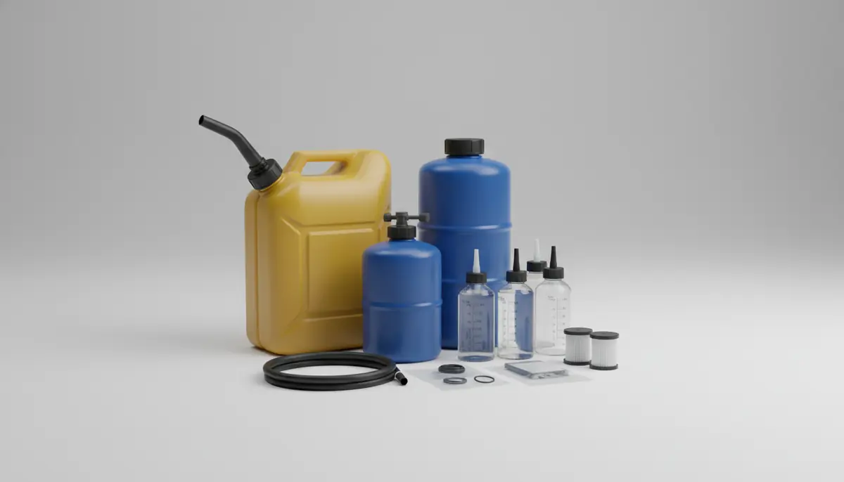 Suyuq mahsulotlar uchun kanistrlar va idishlar